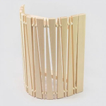 Абажур для бани и сауны угловой прорезной