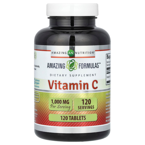 Amazing Nutrition, Витамин C, 1000 мг, 120 таблеток