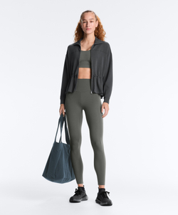 Oysho Спортивный бюстгальтер с бретелями на спине, темно-антрацитовый