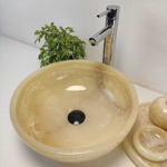 Раковина из оникса Bowl Yellow TinLip BO-61090 40*40*15