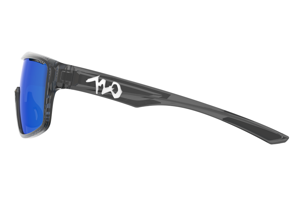 Спортивные очки 720armour Alpha / Matte Crystal Grey / Smoke Full Blue White Lens