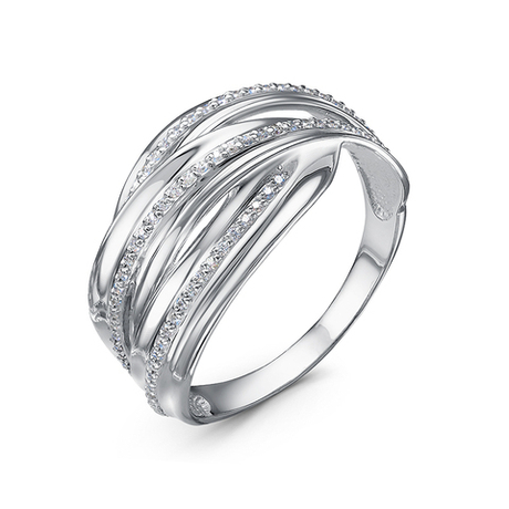 Кольцо из серебра 925 пробы с Фианит