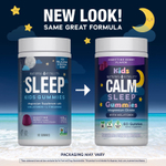 Natural Vitality, CALM®, детские жевательные мармеладки с мелатонином, ночные ягоды, 60 жевательных таблеток