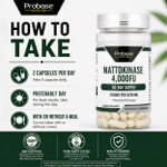 Probase Nutrition, Наттокиназа, 120 капсул (100 мг на капсулу)