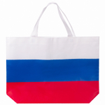 Сумка "Флаг России" триколор 40х29 см нетканое полотно BRAUBERG 6055 (10 штук в упаковке)