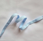 Ажурная плотная голубая резинка 10 мм