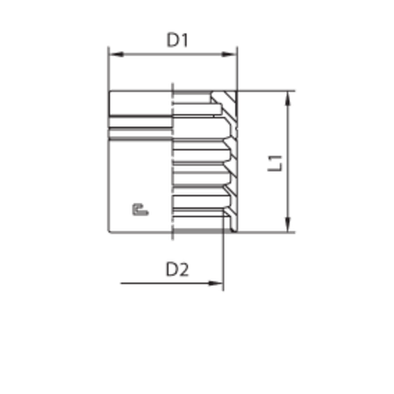 Муфта DN 38 2SN