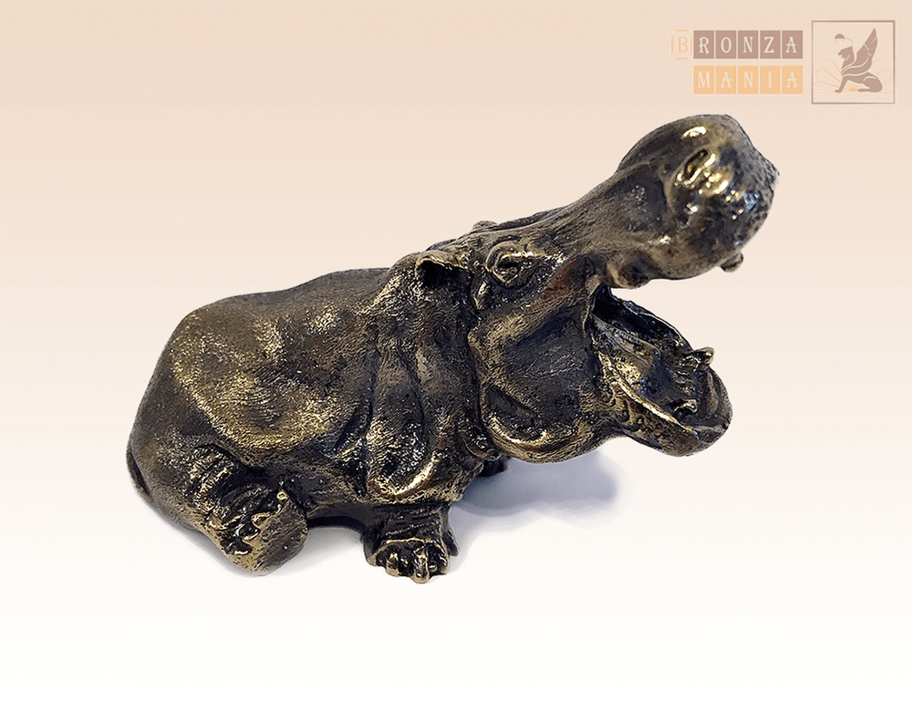 фигурка Бегемот Сидит большой