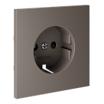 Накладка для розетки с заземлением и защитными шторками, S70 (капучино)