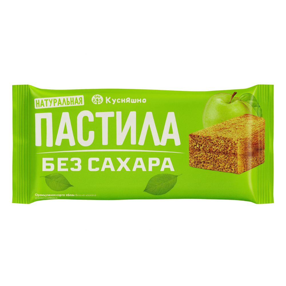 Батончик Пастила без сахара Кусняшно Яблоко 30 гр