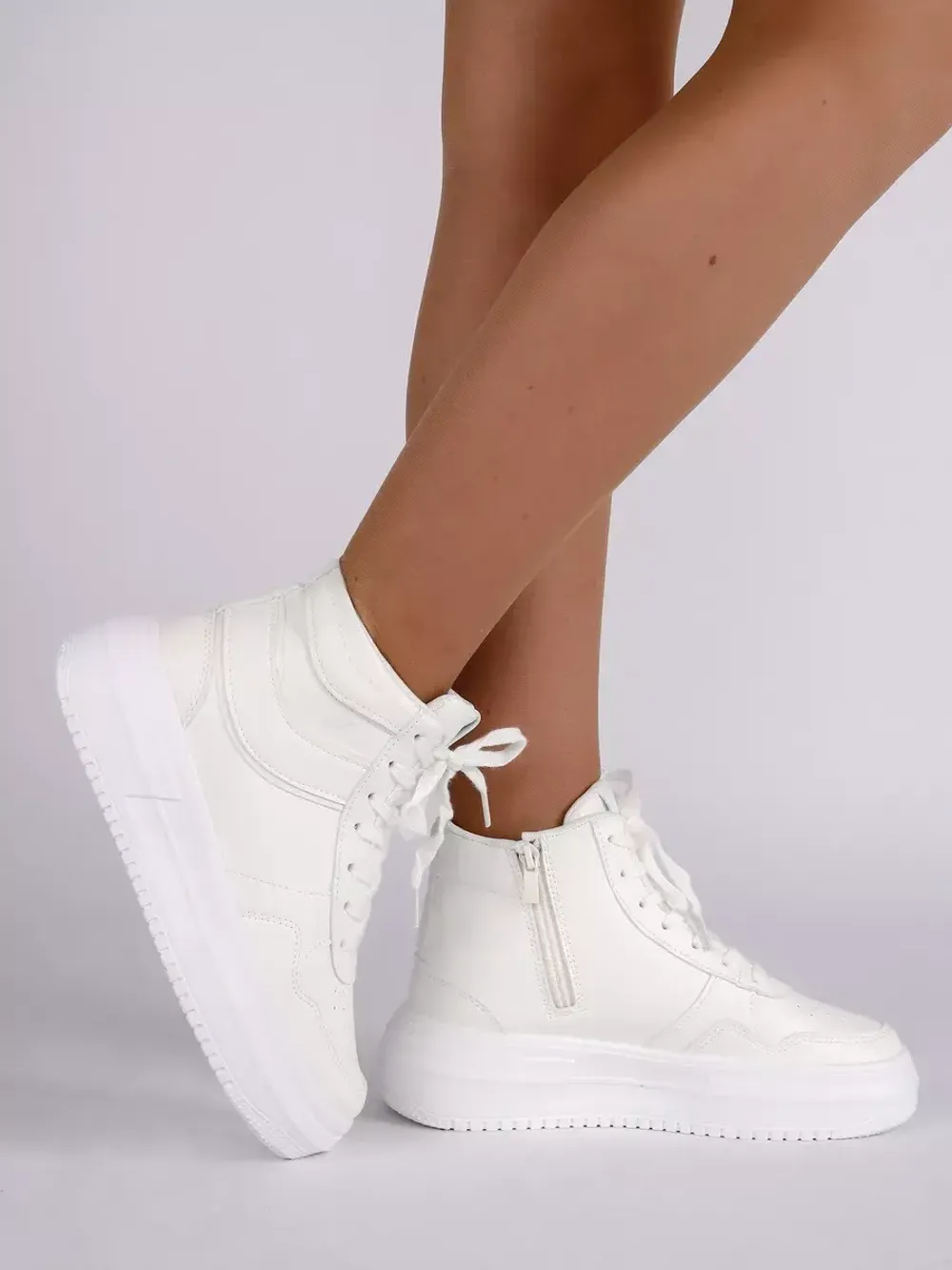 Кеды  на толстой подошве