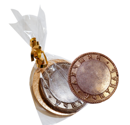 Лучший учитель, медаль шоколадная