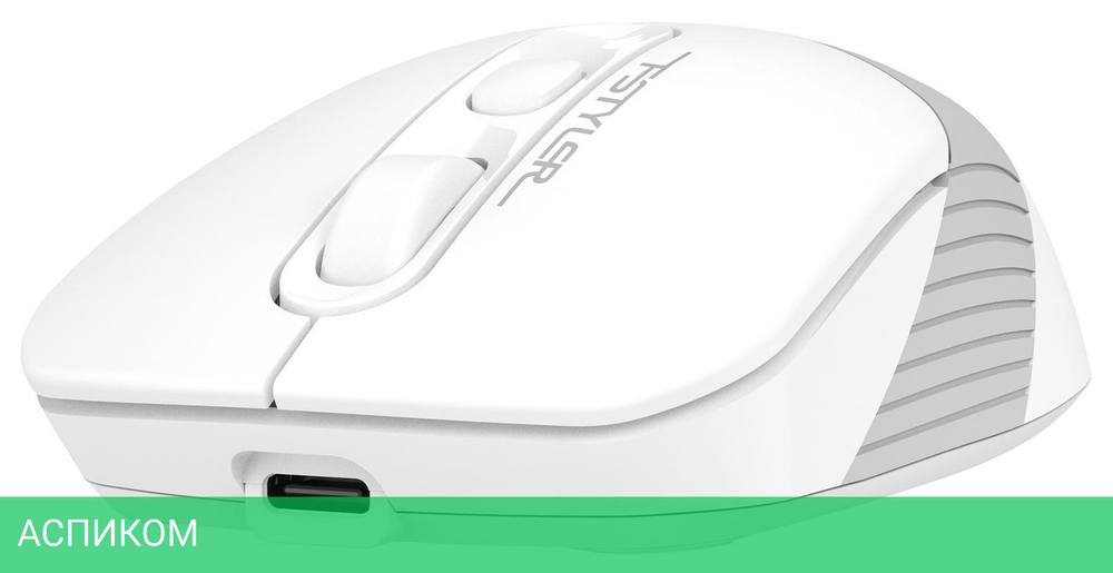 Мышь A4Tech Fstyler FB10C Grayish White