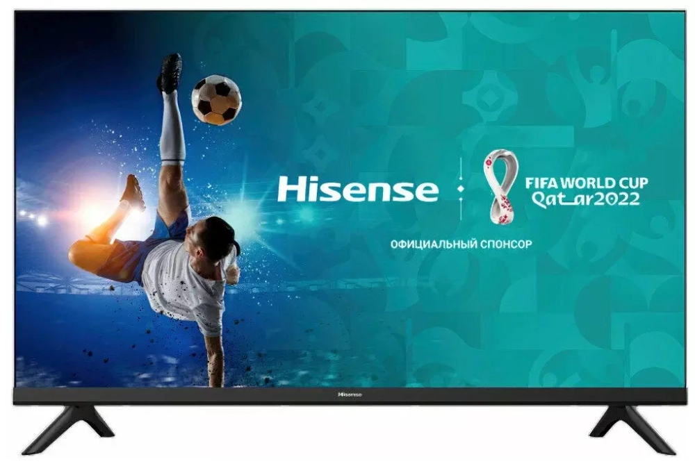Телевизор Hisense LED 43"; 43A5730FA черный, USB, WiFi, Smart TV (RUS)