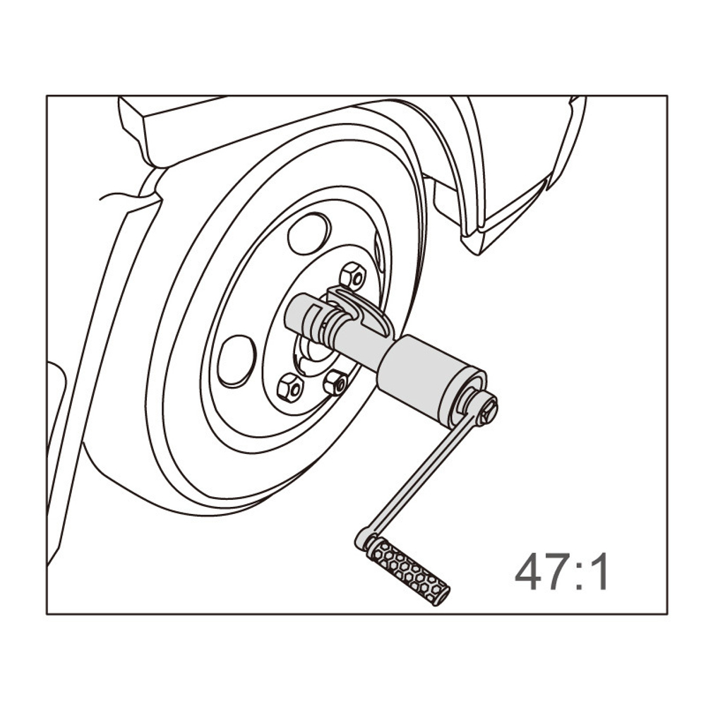 KING TONY (3488A03MP) Ручной усилитель крутящего момента (мультипликатор), 1", 4700 Нм