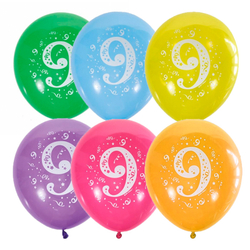 Шар с рисунком "Цифра"