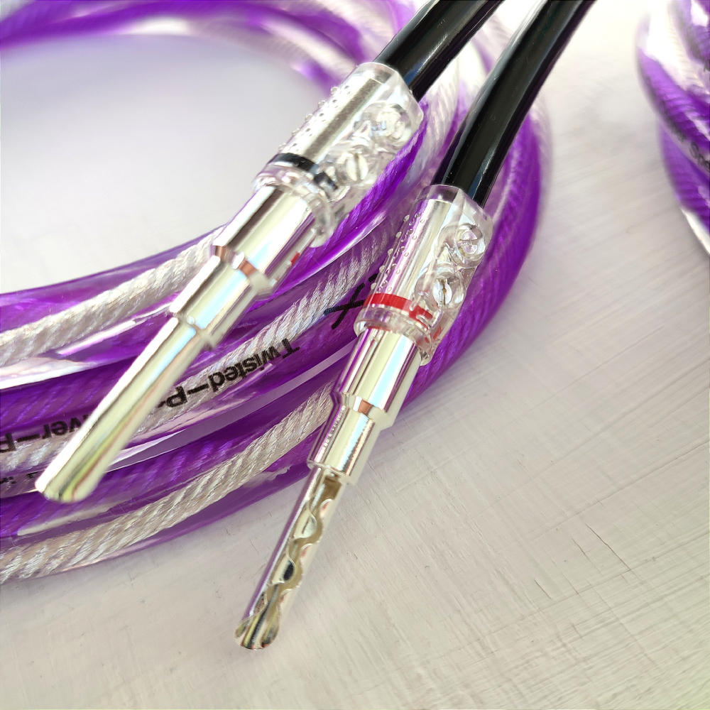 DAXX S92s Акустический кабель 12AWG (3.3мм.кв), класса Hi-Fi из посеребренной бескислородной меди -готовая пара-