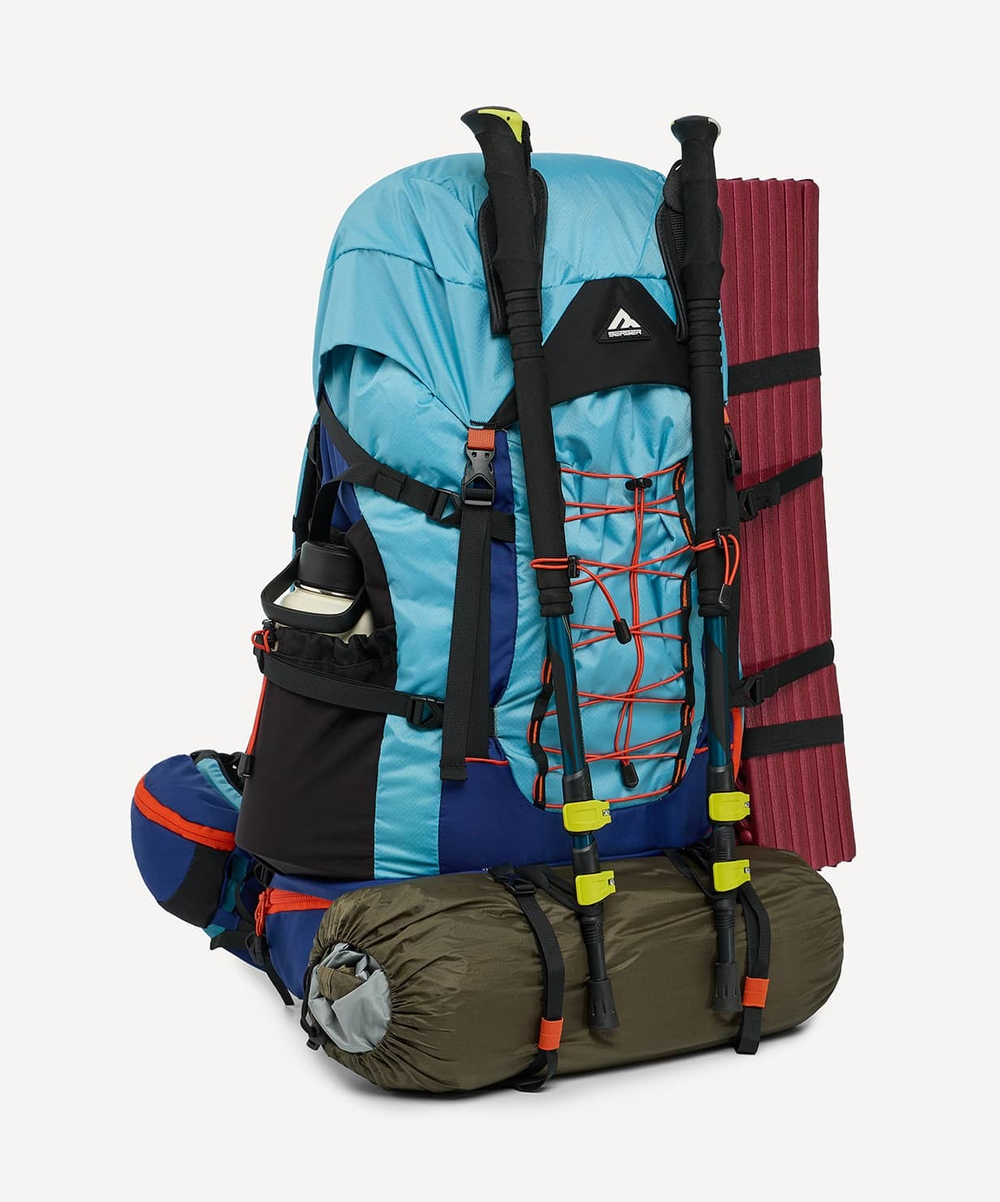 Рюкзак Hiking Ascent, голубой/синий, 55+10 л