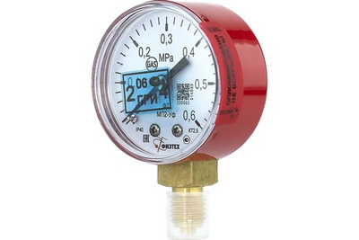 Манометр МП2-Уф 0-0,6 МПа кт.2,5 d.50 IP40 M12*1,5 РШ Газ (C3H8)