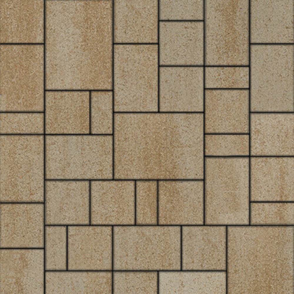 Тротуарная плитка МЮНХЕН - Искусственный камень Степняк, комплект из 4 видов плит