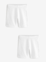 Шорты-велосипедки для высоких девочек Next Q77-110, 2 шт., Белый