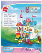 Конструктор Qman Princess Leah C32014 Радужный замок, 605 дет.