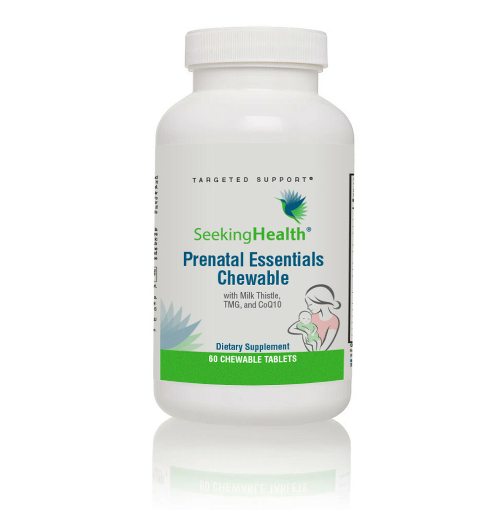 Prenatal Essentials Chewable 60 жевательных таблеток Seeking Health