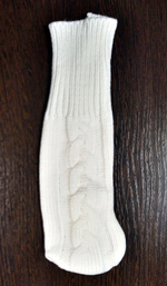 Варежки женские зимние "Dove", цвет белый