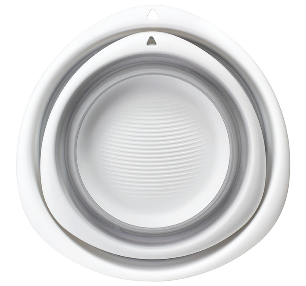 Таз ФЛЕКС 10 л складной, отверстие для подвешивания, материал- полипропилен, ТЭП М2502