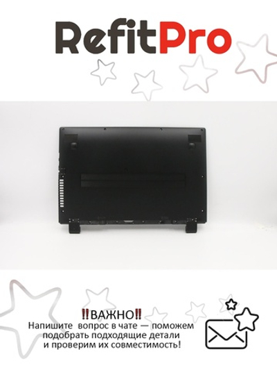 Нижняя часть корпуса (поддон) для ноутбука Lenovo Flex 15, черный (90203946), оригинал