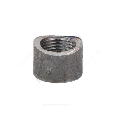 Муфта спринклерная приварная Ду 15 1/2" L=20 мм с фрезеровкой ГОСТ 8966-75 КАЗ