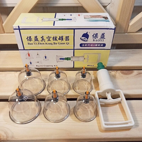 Вакуумные банки 6 шт. Диаметр от 4 до 6 см