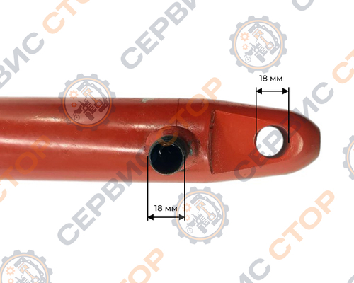 Гидравлический цилиндр к минитрактору L=405 мм. (l-355-505 мм)