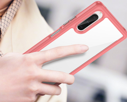 Противоударный чехол с мягкими рамками красного цвета для Sony Xperia 10 V, 10-5 с 2023 года, увеличенные защитные свойства