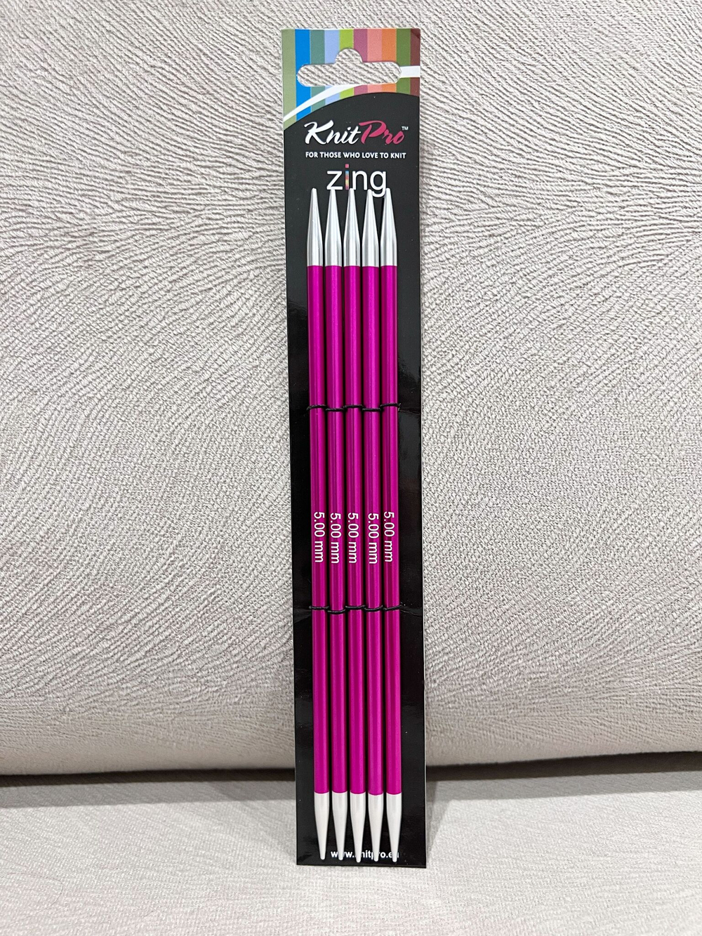 Спицы чулочные Zing 2,75мм/20см, KnitPro