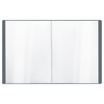 Папка 40 вкладышей А4 серая (Стамм)