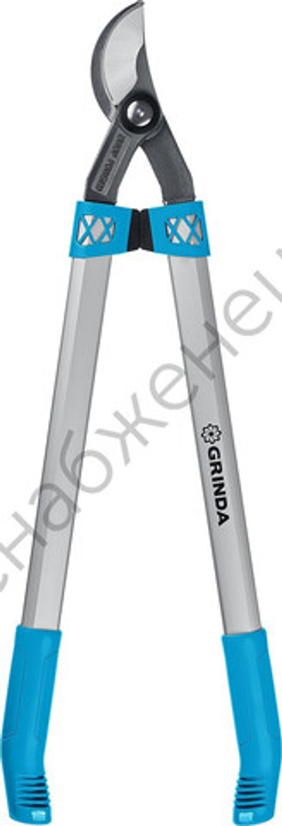 GRINDA F-650, 650 мм, высокоуглеродистая сталь, кованые лезвия, алюминиевые рукоятки, плоскостной сучкорез, PROLine (424511)