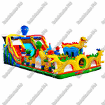 Коммерческий надувной батут "Осьминоги и драконы" 17*8*7 м