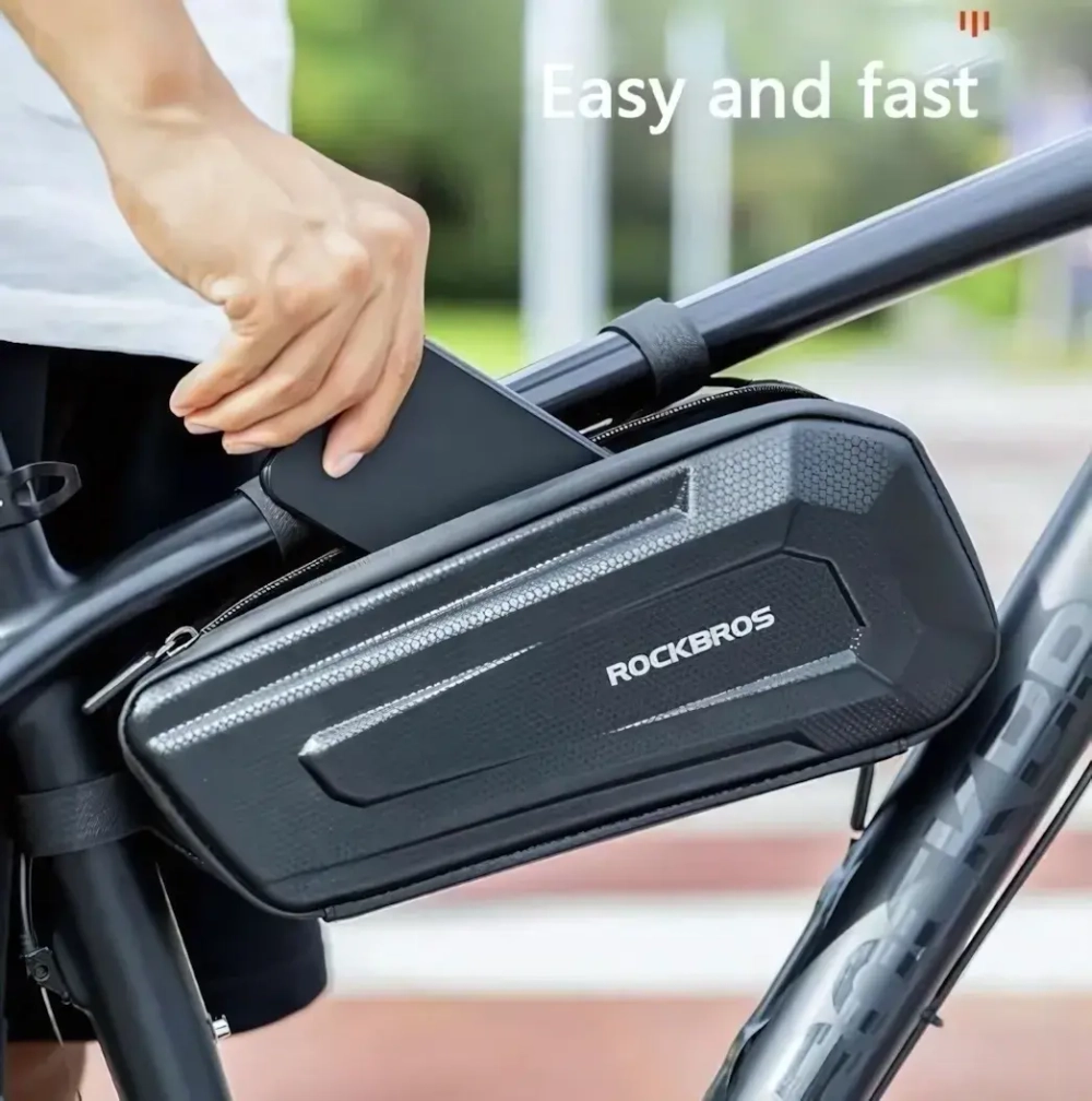 Сумка велосипедная на раму Rockbros B67, 29*10*9 см, объем 2,5л