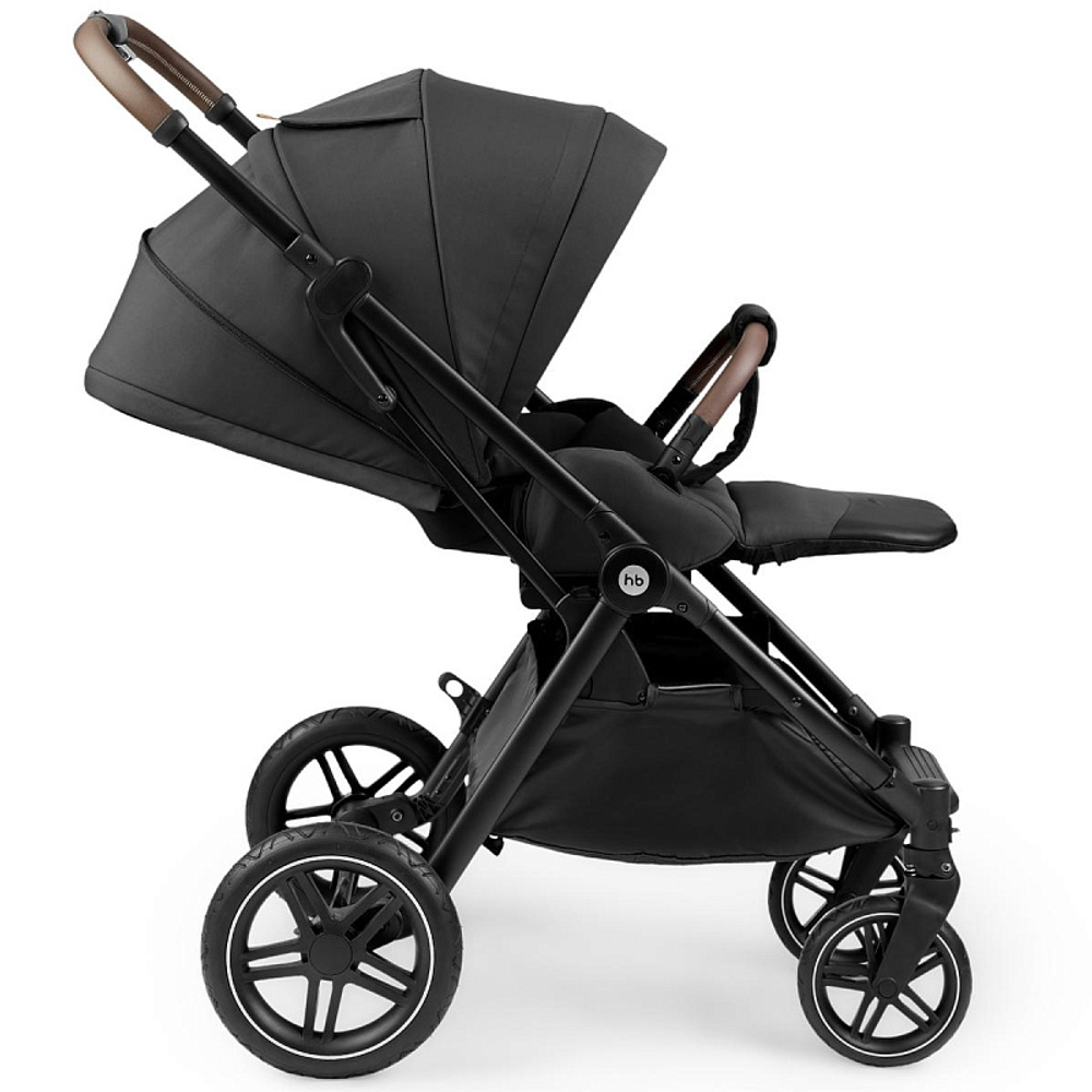 Детская прогулочная коляска Happy Baby Luna 360 black