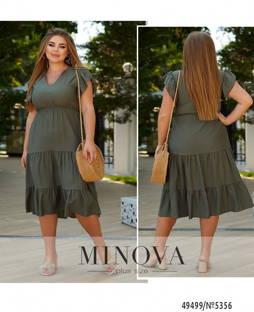 Платье 5356-хаки Minova