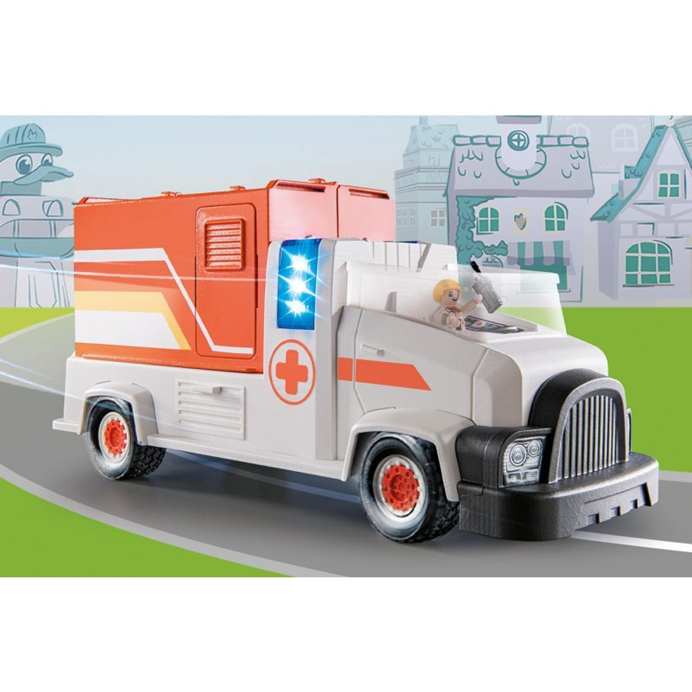 Playmobil - машина скорой помощи Duck On Call 70913