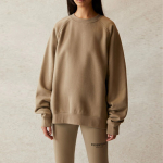 Толстовка Fear of God Essentials SS21 Pull-Over Crewneck Moss Logo, FOG-SS21-580