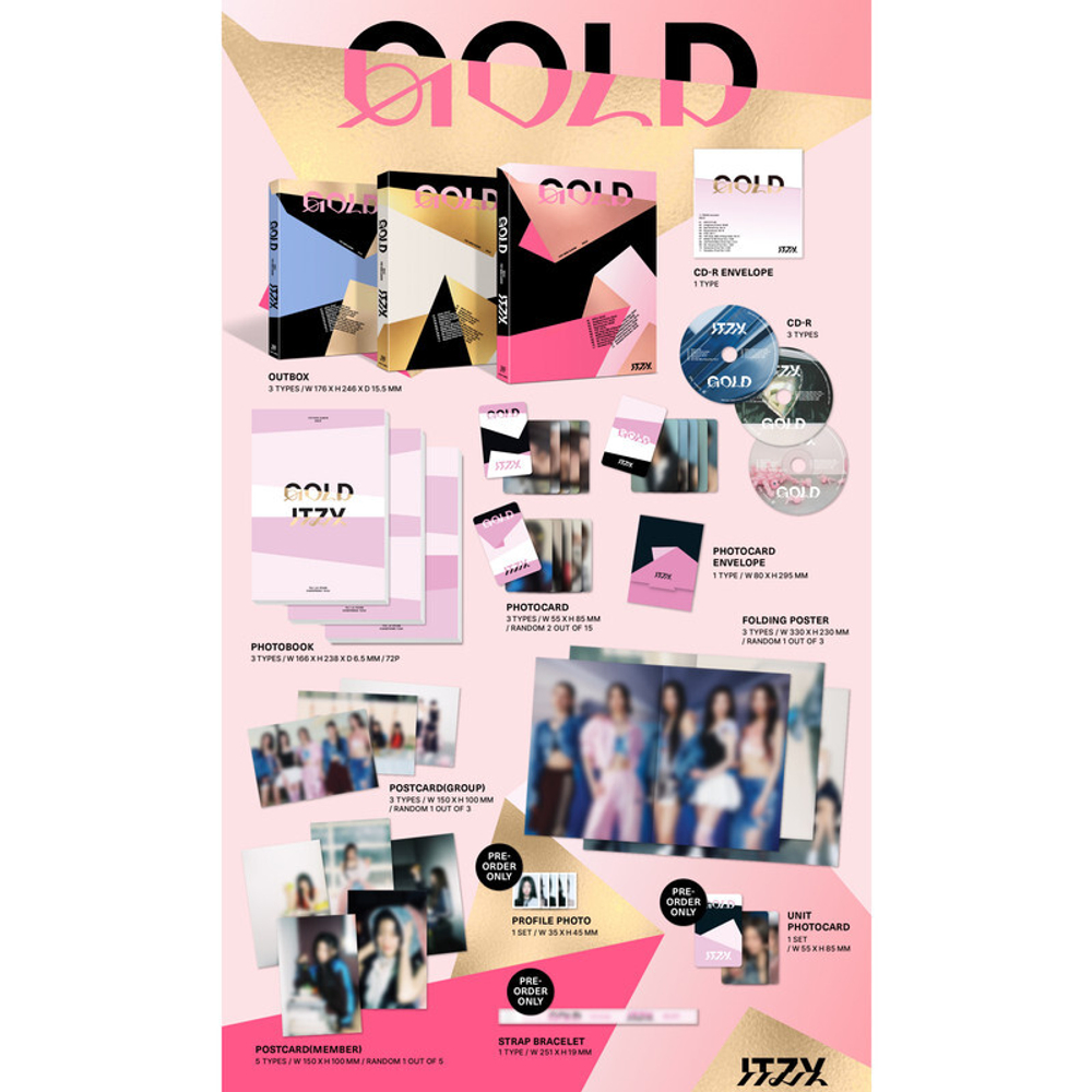 Альбом ITZY GOLD (STANDARD ver.)