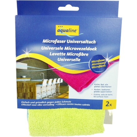 Тряпочка микрофибра универсальная Aqualine