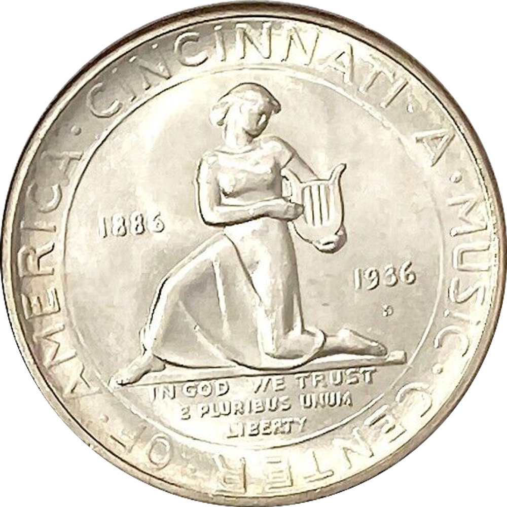 50 центов Cincinnati 1936 D