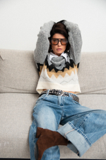 Джемпер с широким воротом KLEO