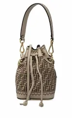 Сумка-мешок Fendi Mon Tresor бежевый