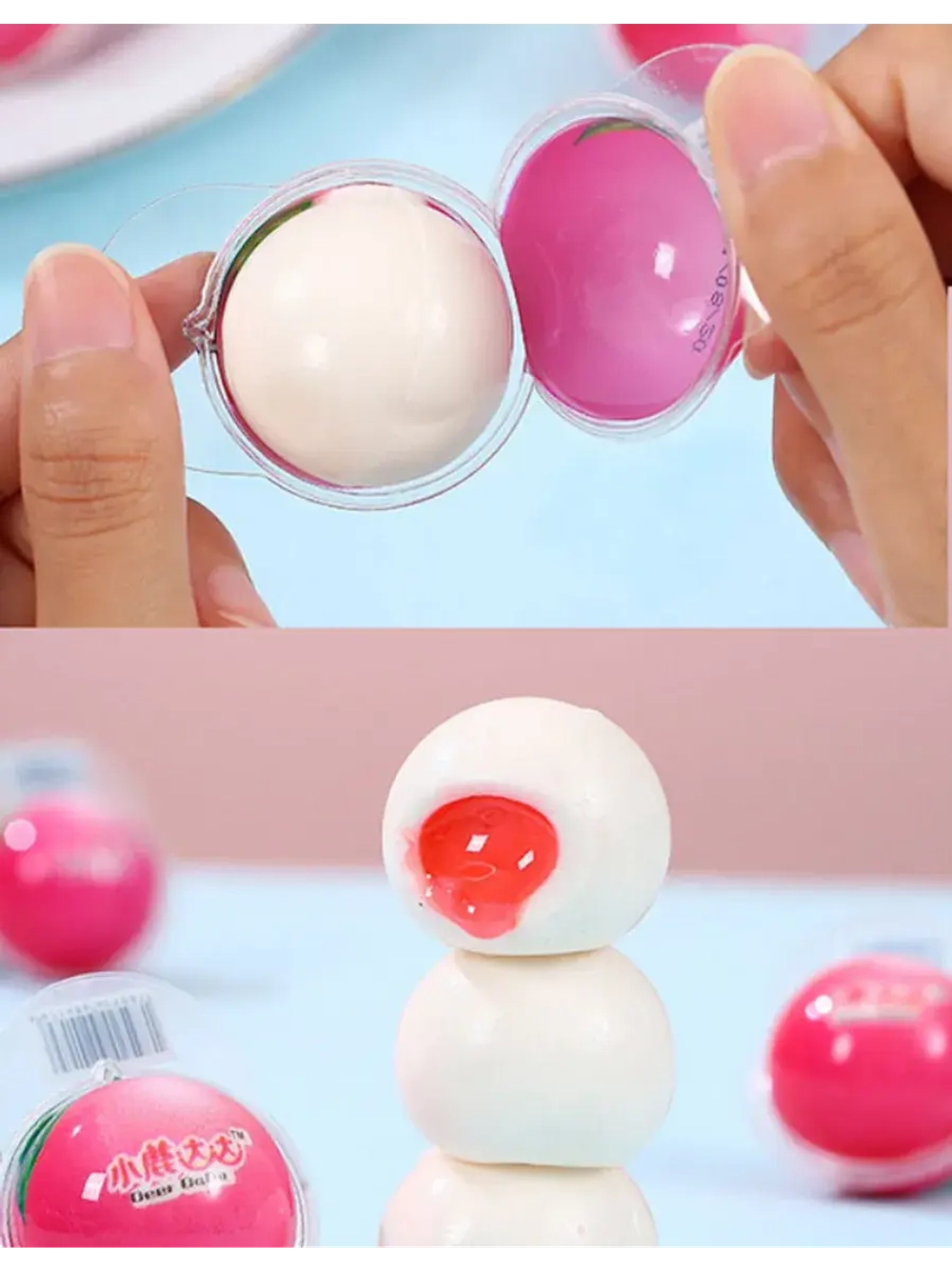 Мармелад Персик с фруктовым джемом 18 г * 15 шт