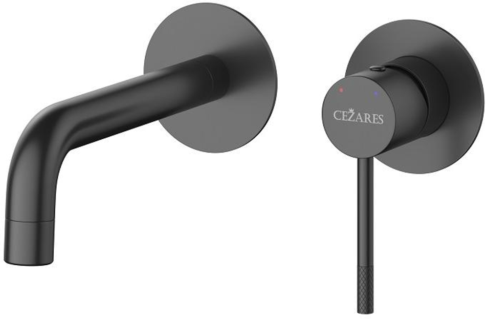 Смеситель для раковины встраиваемый CEZARES RELAX-BLI2-1-NOP-W0 с внутренней частью, без донного клапан